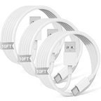 3-Pack 10FT Car Carplay Cable USB A to USB C Cable by JERMASAL