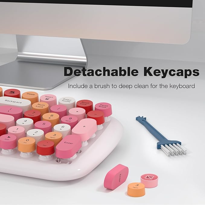 KNOWSQT Wireless Keyboard and Mouse Combo, USB Receiver Plug and Play, - Image 5
