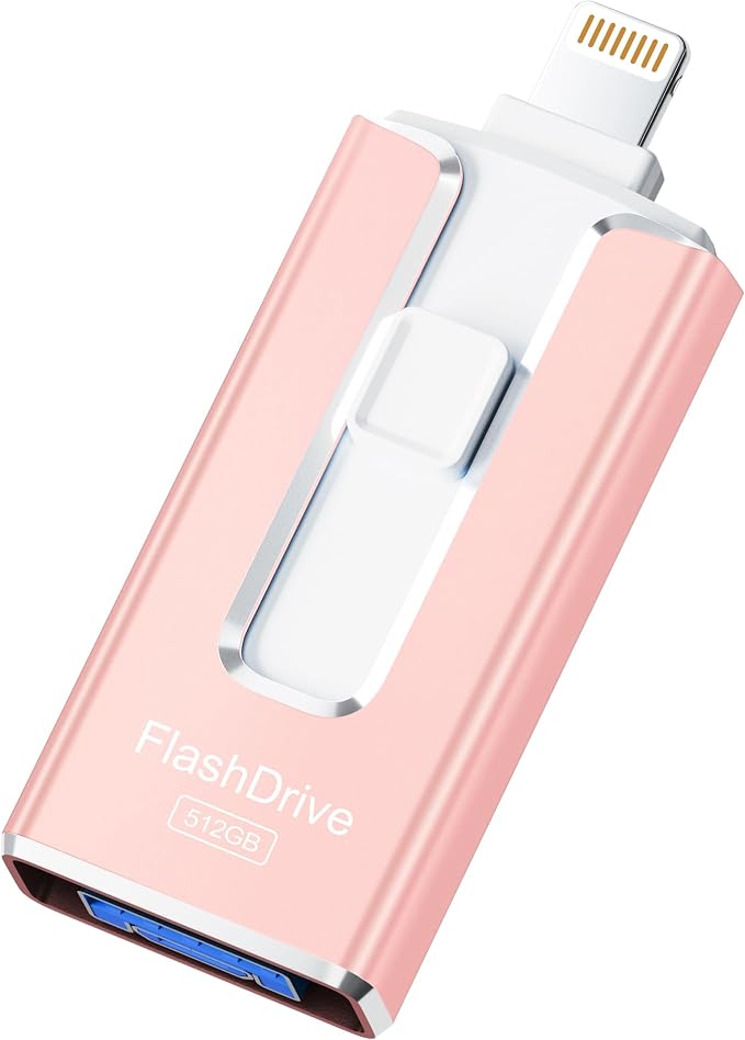 MFi Certified 512GB Flash Drive by SUDEHO