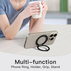 COOLQO 1Pc 360 Spin Cell Grip Ring Phone Stand Magnetic Holders - Image 7