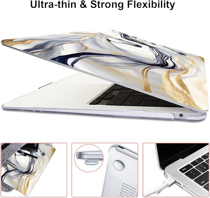 Compatible with 2021 2020 2019 2018 MacBook Air 13 inch Case M1 A2337 A2179 - Image 5