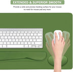 Large Keyboard Mouse Pad Set, Extended Mouse Pad+Keyboard Wrist Rest Support - Image 5