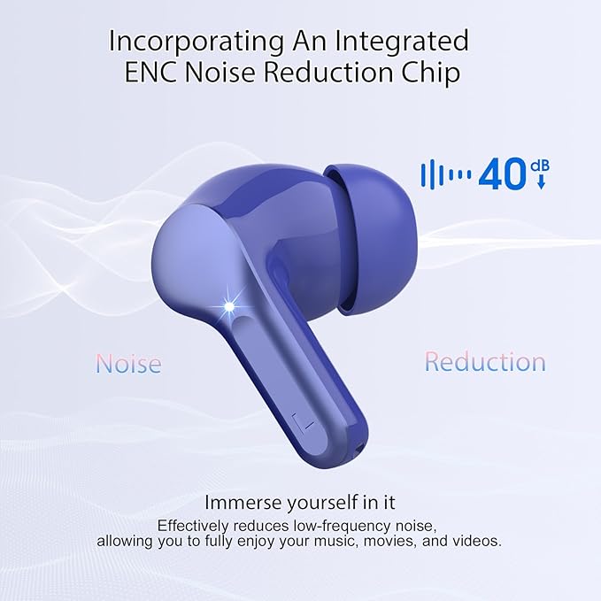 Wireless Earbuds, IP7 Waterproof in Ear Earphones, LED Display Ear buds - Image 3