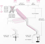 PHOLITEN Single Monitor Arm Fits 13-32 inch, 4.4-19.8lbs Screen, Fully - Image 3