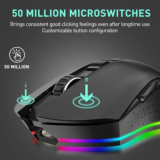 DAREU EM901X Wireless Gaming Mouse - Image 5