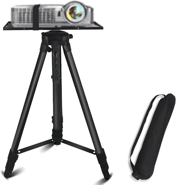 Portable Projector Stand Tripod Adjustable: Universal Laptop Standing Height by SKERELL