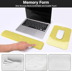 MOSISO Wrist Rest Support for Mouse Pad&Keyboard Set, Rectangular Ergonomic - Image 4