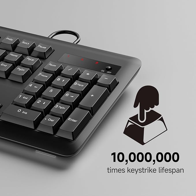Redragon BK7366 Wired Keyboard, Silent Keyboard - Image 6