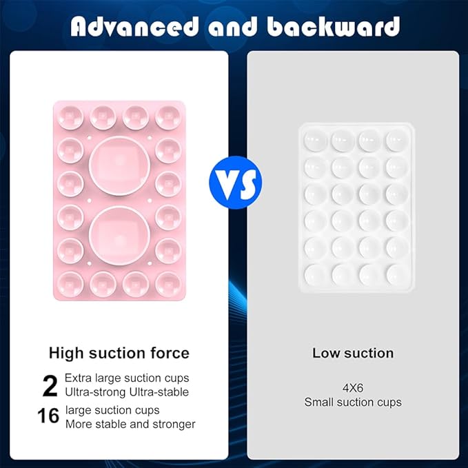 Silicone Suction Phone Holder Mount, Silicon Adhesive Phone Accessory - Image 2