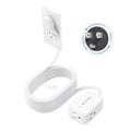 TROND 360° Rotating Flat Plug Extension Cord Surge Protector 15ft, Small Power by TRONDOfficial