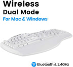 Perixx Periboard-612 Wireless Ergonomic USB Split Keyboard, US English Layout - Image 2