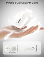 Trueque Wireless Mouse for Laptop, 2.4GHz Ergonomic Computer Mouse - Image 4