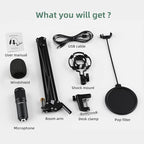 SUDOTACK USB Condenser Podcast Microphone - Image 8