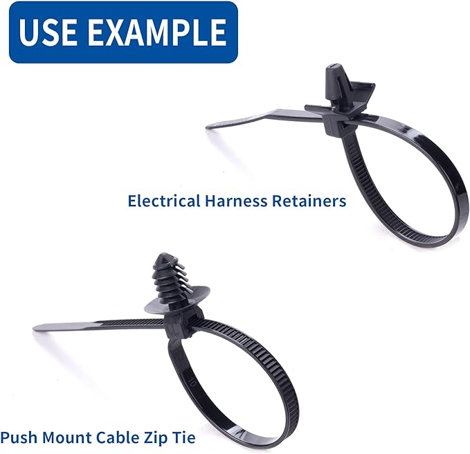 150pcs Push Mount Cable Zip Tie - Image 5