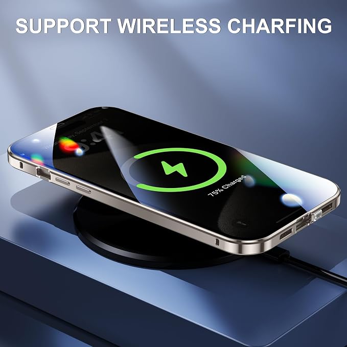 Jonwelsy Anti Peeping Case for iPhone 15 Pro, 360 Degree Front and Back Privacy - Image 7