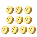 10Pcs Desk Grommet, 3/4" Yellow Silicone Cord Hole Cover, Flexible Rubber Wire by EASYEAH