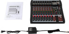 8 Channel Mixing Console Audio Mixer Bluetooth Studio Audio Mixer Sound Mixing - Image 5
