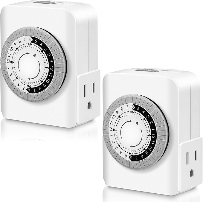 Outlet Timer, Timers for Electrical Outlets Indoor by Unknown