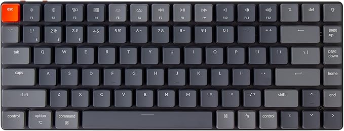 Keychron K3 75% Layout 84-Key Ultra-Slim Hot-Swappable Wireless Bluetooth by Keychron