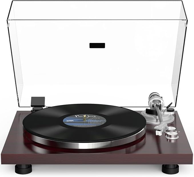 Turntable Record Player Wireless Output Carbon Fiber Tonearm Vinyl Player by Retrolife