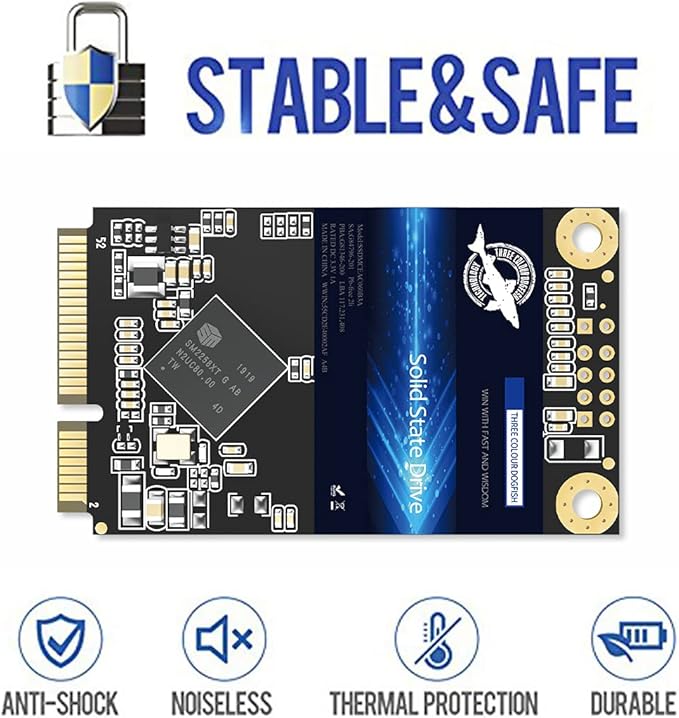 Dogfish mSATA SSD 1TB 3D NAND TLC SATA III 6 Gb/s, mSATA Internal Solid State - Image 5