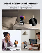 3-in-1 Wireless Charger for iPhone, 15W Fast Wireless Charging Station - Image 6