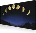 Mouse Pad, Large Moon Phase and Forest Desk Mat, Extended Non-Slip Gaming by NIYLYNSYN