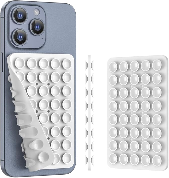 Double Sided Silicone Suction Phone Holder Mount, Silicon Accessory by CMZZ
