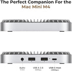 40Gbps Aluminum Hub & Stand for New M4/M4 Pro Mac Mini - Image 2