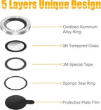 AGVEE 3+3 for iPhone 14 Pro 6.1" / 14 Pro Max 6.7" Camera Lens Protector - Image 7