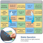 Conference Call Bingo Mouse Pad, Personalized Mouse Mat Waterproof Non-Slip - Image 3
