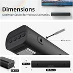 Sound Bars for TV 16-inch, Cinematic TV Sound Bar - Image 6
