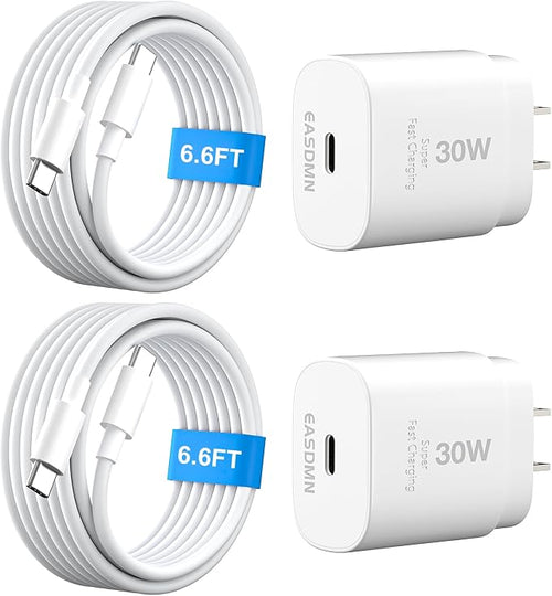 30W USB C i Phone 16 15 Charger Fast Charging, i Pad Pro/Air/Mini by EASDMN