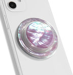 OnTheGrip Cute Natural Seashell Design Round Shape Collapsible Mobile Phone by OnTheGripofficial