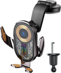 Wireless Car Charger, ESSAGER 15W Fast Charging Car Phone Holder Mount Auto by ESSAGER