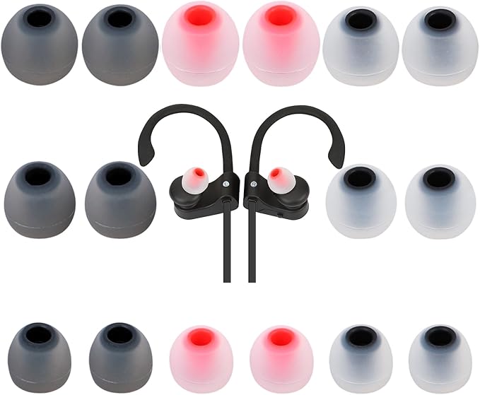 Earbud Tips Ear Bud Tips Soft Anti Slip Washable and Reusable Silicone by Unknown