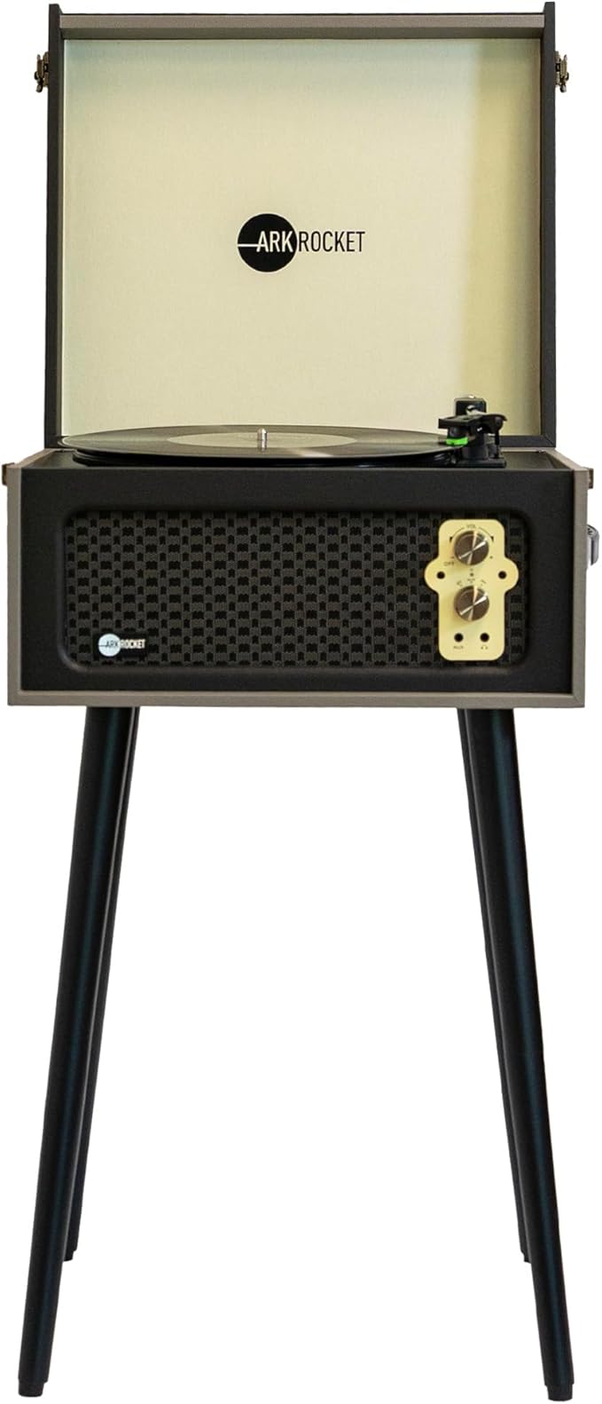 Arkrocket 3-Speed Bluetooth Record Player Retro Turntable - Image 2