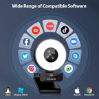 papalook 4K Autofocus Webcam - Image 8