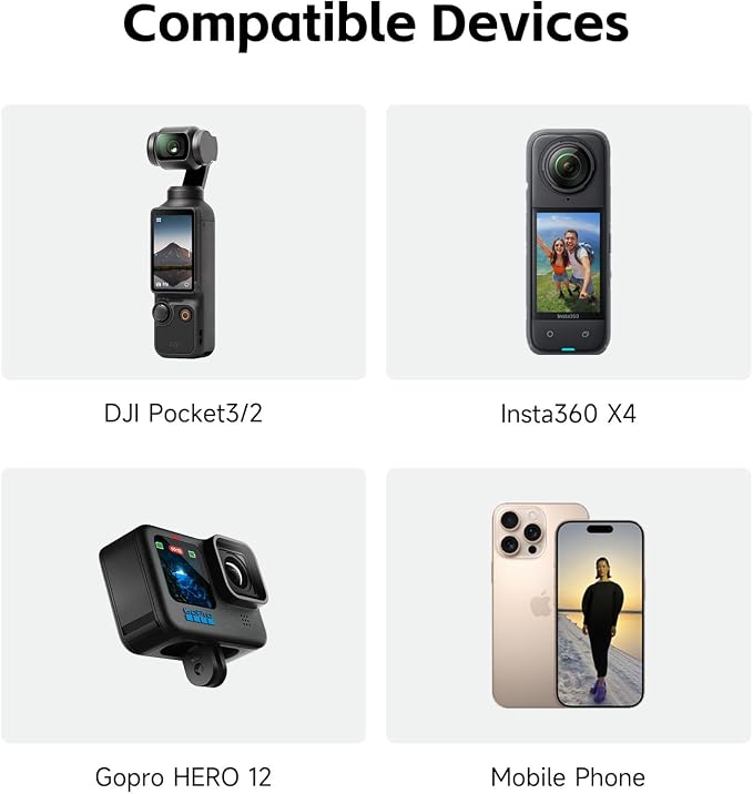 MOVMAX Blade Arm for DJI Pocket 3, Insta 360, and GoPro Hero 12 Cameras - Image 3