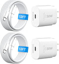 30W USB C i Phone 16 15 Charger Fast Charging, iPad Pro/Air/Mini by EASDMN