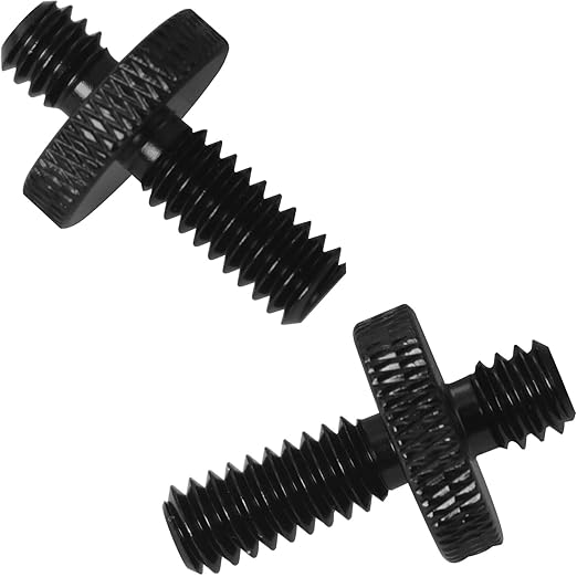 2PCS Adapter Screws for Tripods 1/4 Male to 1/4 Male Extended Aluminium Alloy - Image 3