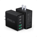 USB C Wall Charger, 50W Type C Charger Block 5-Port Fast Charging Blocks by Qwinjwin