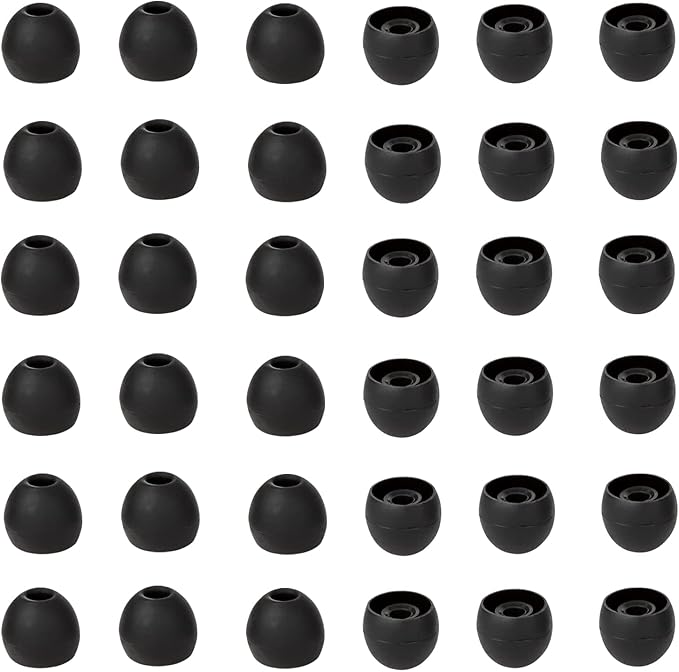 36 Pieces Small Earbud Tips Soft and Comfortable Silicone Earbud Tips Ear Bud by CYADCI