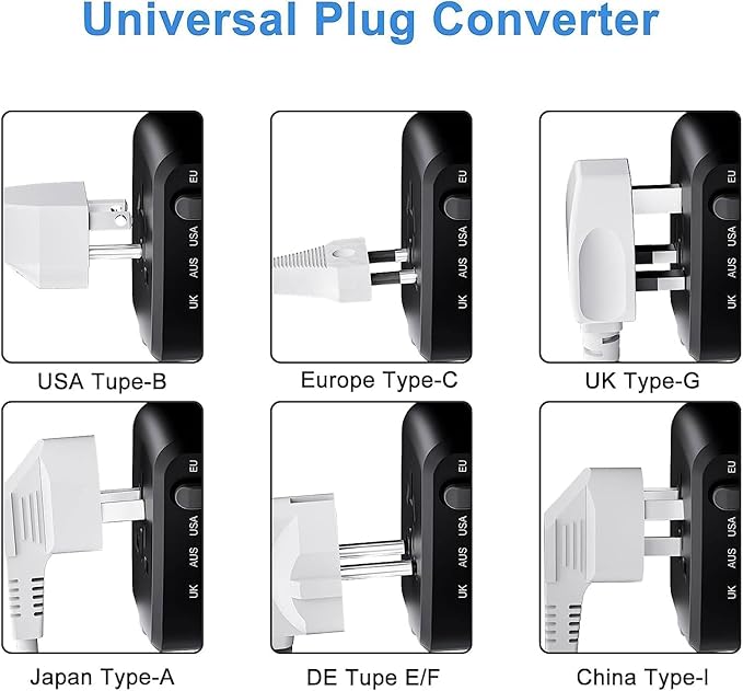 International Travel Adapter Voltage Converter to Step Down 230V to 120V - Image 6