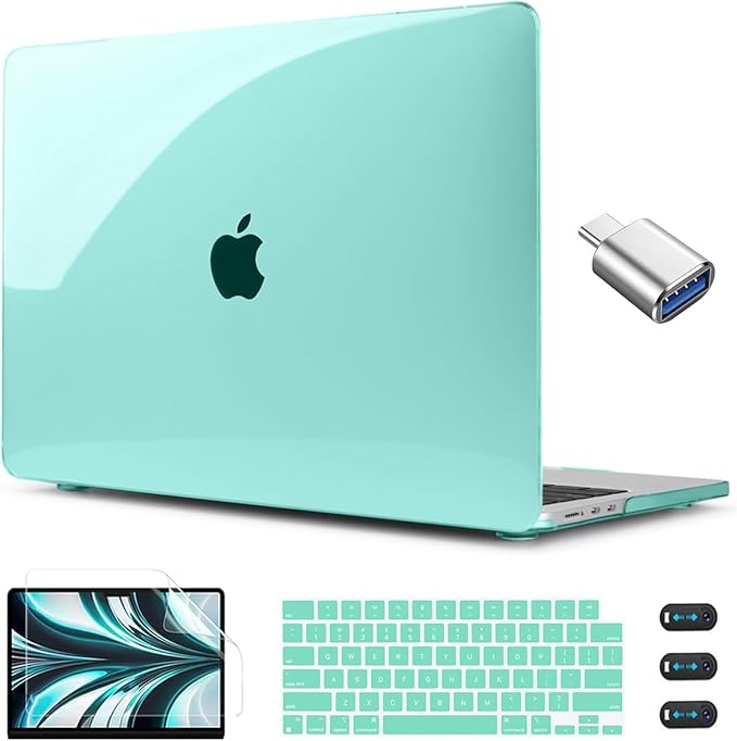 CISSOOK Compatible with MacBook Air 13.6 inch Case 2022 2024 2025 Release A2681 by CISSOOK