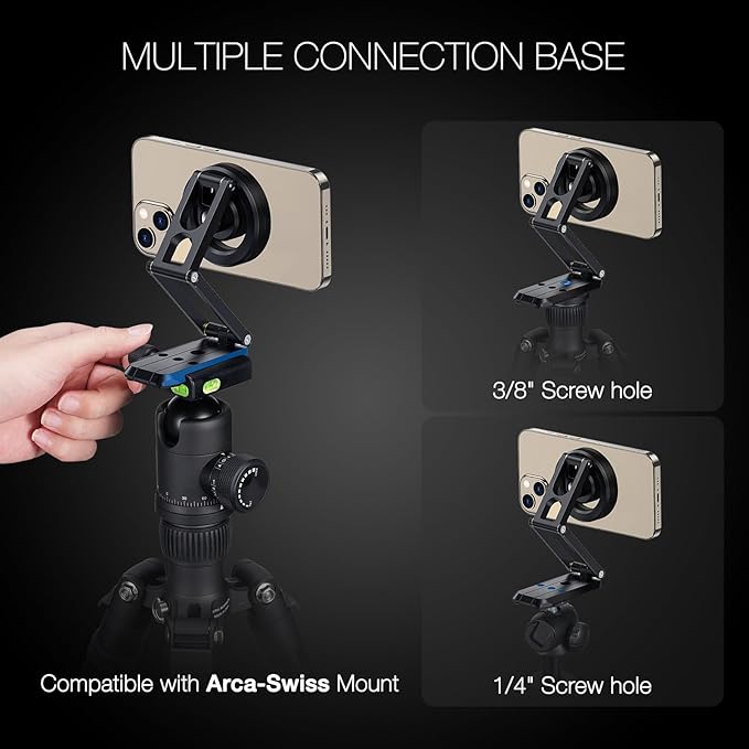 Magnetic Pocket Phone Tripod Foldable Compatible - Image 5