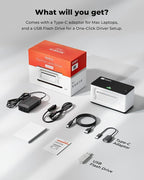 MUNBYN Bluetooth Thermal Label Printer 941B, Wireless 300DPI 4x6 Shipping Label - Image 6