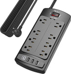 Surge Protector Power Strip by Nuetsa
