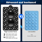 ZYCCER Double Sided Silicone Suction Phone Holder Mount, Compatible - Image 5