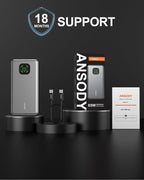 65W Power Bank, 25000mAh Laptop Portable Charger, 100W Total Fast Charging - Image 7